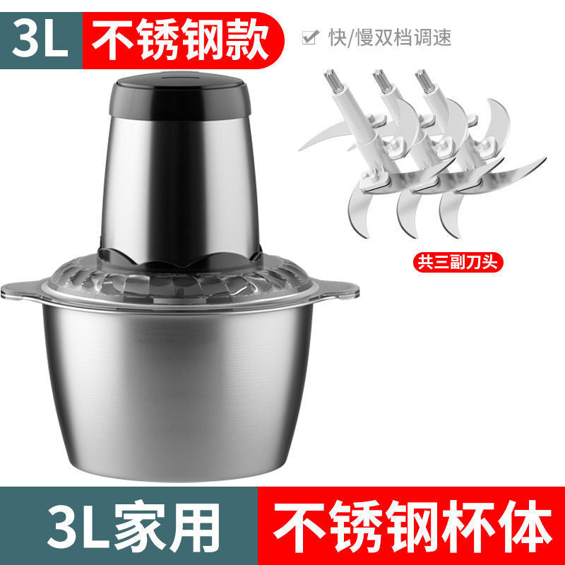 Meat Grinder Stainless Steel Multifunctional Household Small Food Processor Commercial Blender Kitchen Baby Food Gift