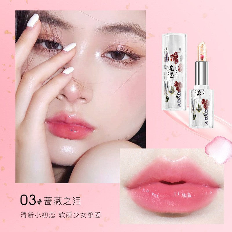 XRoland Petal Jelly Lipstick for Women, Temperature-Sensitive, TikTok Trending, Cosmetics Manufacturer Wholesale and Dropshipping L038