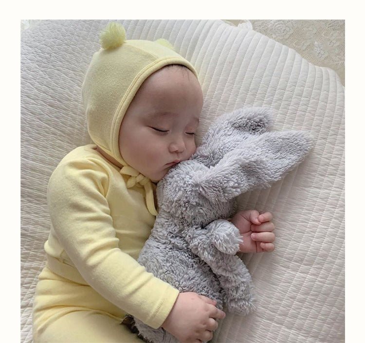 Baby Romper Spring and Autumn a High-Waist Belly Protection Pants Set Baby Spring and Autumn Triangle Romper Bodysuit Jumpsuit