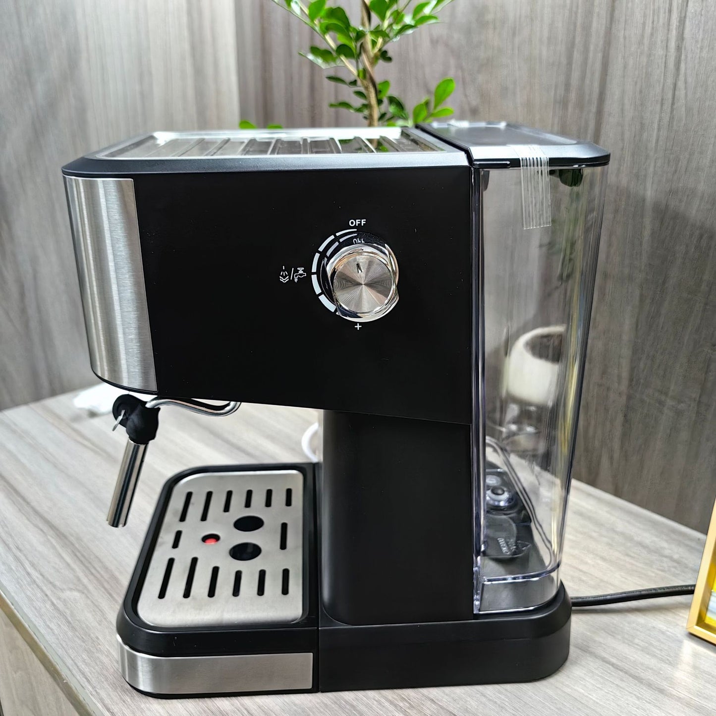 Cross-Border coffee machine Italian Semi-Automatic Coffee Machine Espresso High-Pressure Extraction Milk Frother Coffee Machine