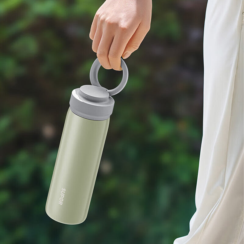 Supor Insulated Cup Outdoor Portable for Men and Women with Handle Ring Fresh and Simple316Stainless Steel Source Manufacturer