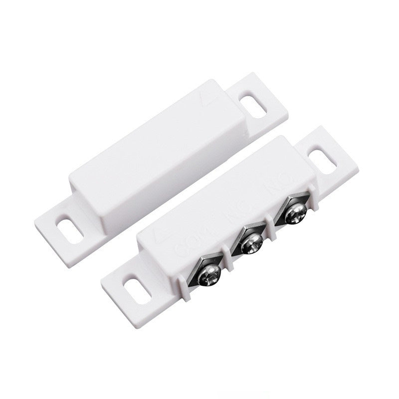 Snow Wolf Door and Window Magnetic Sensor Surface Mount Induction Detector Household Reed Switch Door Magnetic Alarm Normally Closed