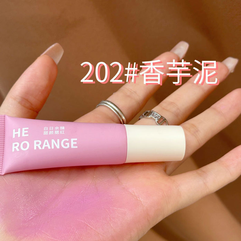 HERORANGE Single Color Liquid Blush Airy Lightweight Transparent Long-lasting Low Saturation High Brightness HR559