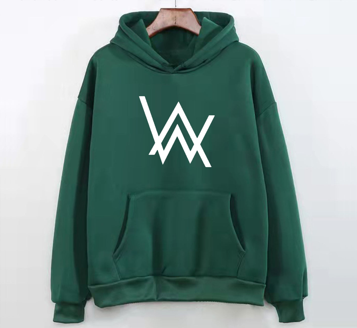 European and American Foreign Trade Exclusive Fleece-Lined Hoodie Sweatshirt for Men and Women, Autumn and Winter Couple's Loose Top, Amazon AliExpress