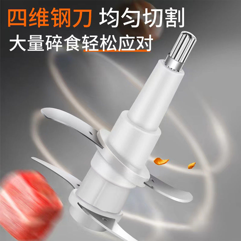 Long Deli6Electric Meat Grinder B Commercial Stainless Steel Kitchen High-Power Meat Grinder High-Power Food Processor