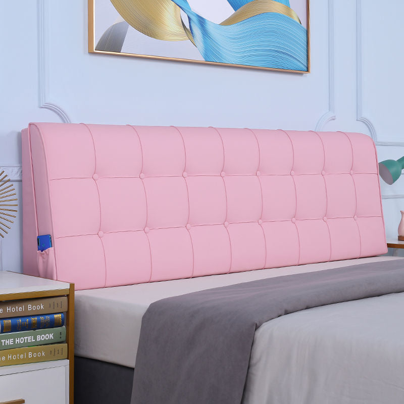 Headboard Cushion Full Cover Cushion Soft Cover Light Luxury Pillow Modern Tatami Simple Self-Adhesive Anti-Collision Head Fixation
