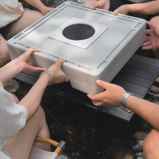 【No-wash Silent Non-electric Mahjong Machine】Portable Camping Mahjong Table for Dormitory, Home, and Travel, No Card Counting