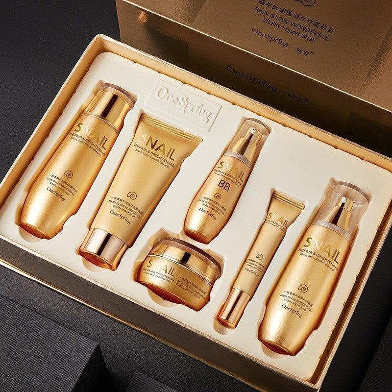 Han Chan Two-Split Yeast Amino Acid Skin Rejuvenation Set Hydrating Whitening Skincare Kit Niacinamide Skincare Set