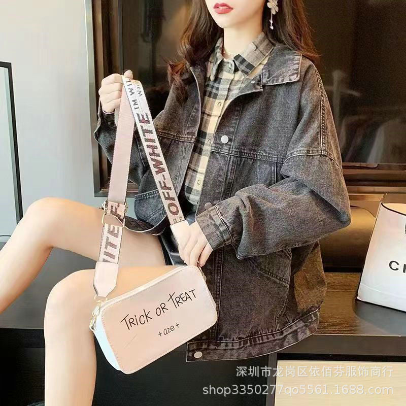 Spring and Autumn Foreign Trade Cross-Border Women's Denim Shirt Trendy Brand Korean Version Street Style Denim Top Women's Export Miscellaneous Denim Jacket