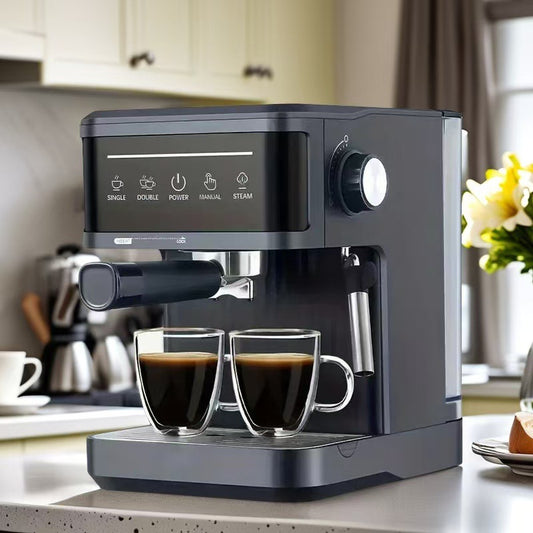 Cross-Border Delivery Coffee machine Italian Coffee Machine20Bar Household High-Pressure Extraction Concentrated Milk Frother