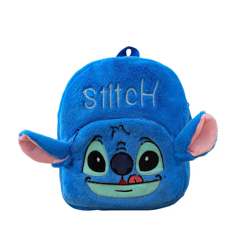 New Stitch Plush Toy Double-Back Cute Children's Large Capacity Backpack for Outings http://detail.1688.com/offer/957031023505.html