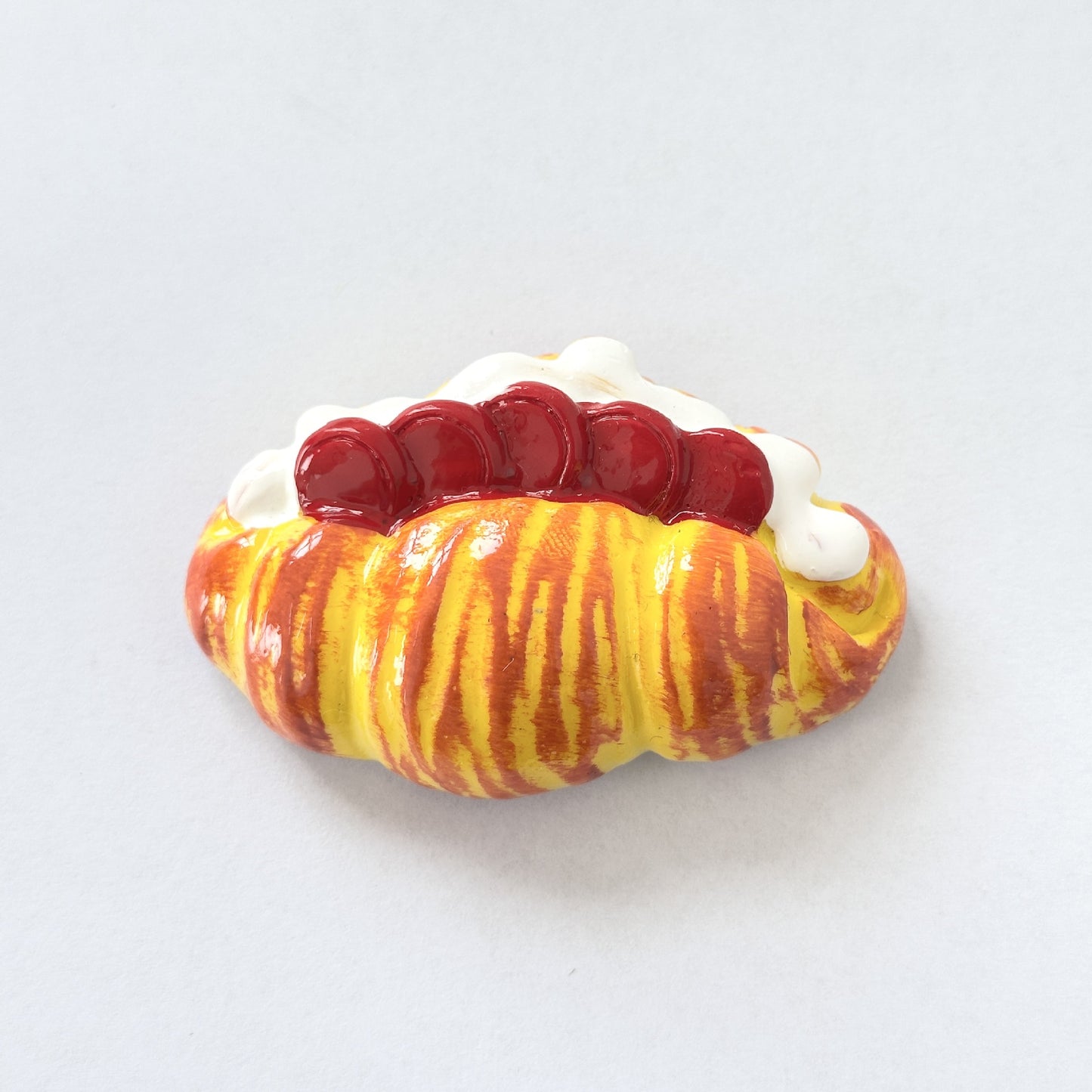 *Beautiful Little Aunt* Refrigerator Magnet 3D Creative Magnetic Sticker Simulation Food Bread Message Sticker Magnetic
