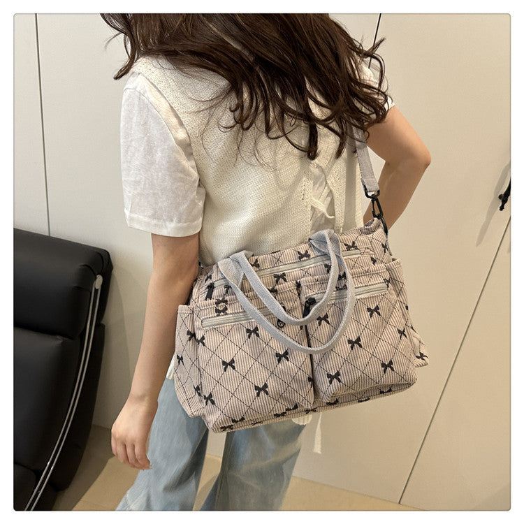 2025Summer New Simple Fashion Underarm Tote Bag This Year's Trendy Retro Commuter Shoulder Bag for Women