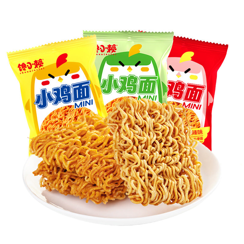 Chanyu Chicken Noodles Whole Box Flavor Crispy Noodles Internet Celebrity Binge-Watching Snacks Individually Packaged Wholesale Dropshipping