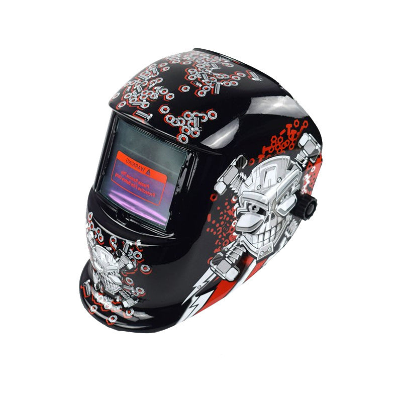 107Solar Automatic Dimming Welding Protective Mask Head-mounted Argon Arc Welding LCD Welder Mask