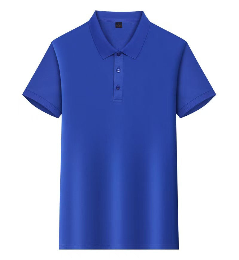 Short Sleeve polo Men's Summer Workwear Turn-down Collar Printed Work Shirt logo Patterned Advertising Shirt for Men polo Shirt