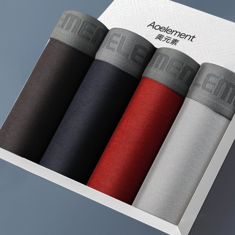 Four-Pack Gift Box Men's Wholesale Underwear Men's Boxer Briefs Breathable Youth Triangle Underwear Men's Underwear Wholesale http://detail.1688.com/offer/615341246204.html