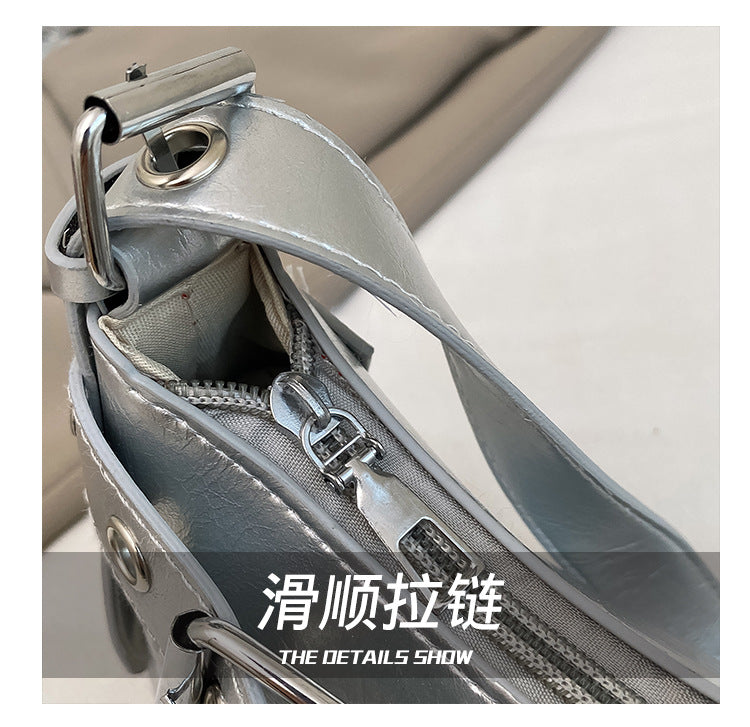 Women's Bag2025New Bag Niche Texture Baguette Bag Retro Underarm Bag Versatile ins Trendy Single Shoulder Crossbody Bag