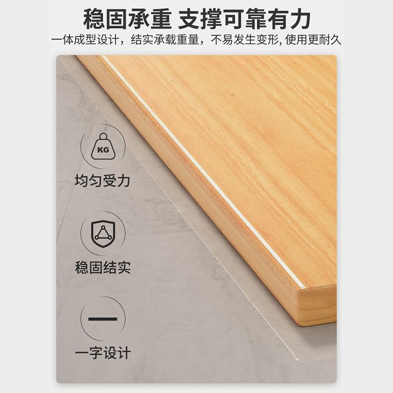 Factory Direct Supply Solid Wood Pine Board Wood Board Log Board Table Board Panel In Stock Wardrobe Layered Partition Board Storage Rack