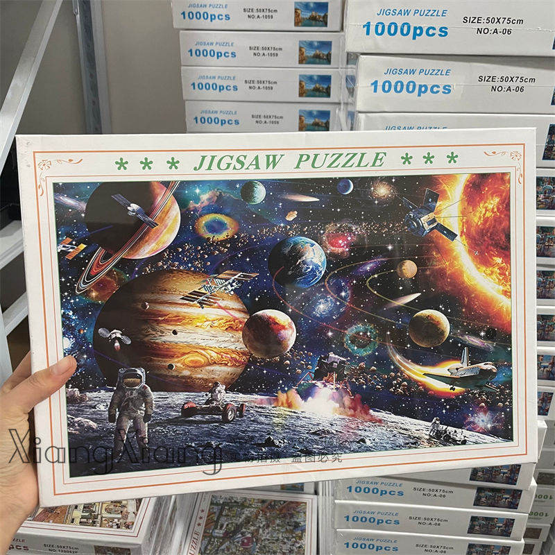 It is said that only20%People can put it together in one go And you? Times Square Puzzle1000Piece0.9kg