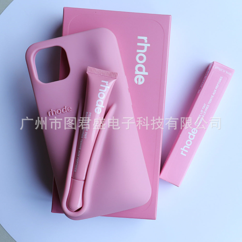 Hayley RHODE Same style high-end version3Set of phone cases, lipstick, and lip gloss boxes2Wholesale Sets