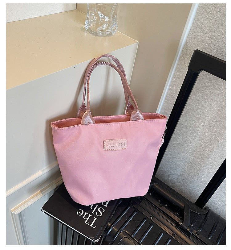 Casual Single Shoulder Crossbody Bag New Model Phone Small Square Bag Versatile Shopping Handbag Lightweight Water-Resistant Nylon Bag