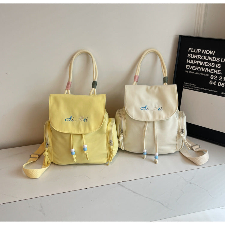 Foreign Order Fashion Super Popular Fresh Style Women's Backpack2025New Trendy and Stylish Handbag Commuting Small Backpack for Women