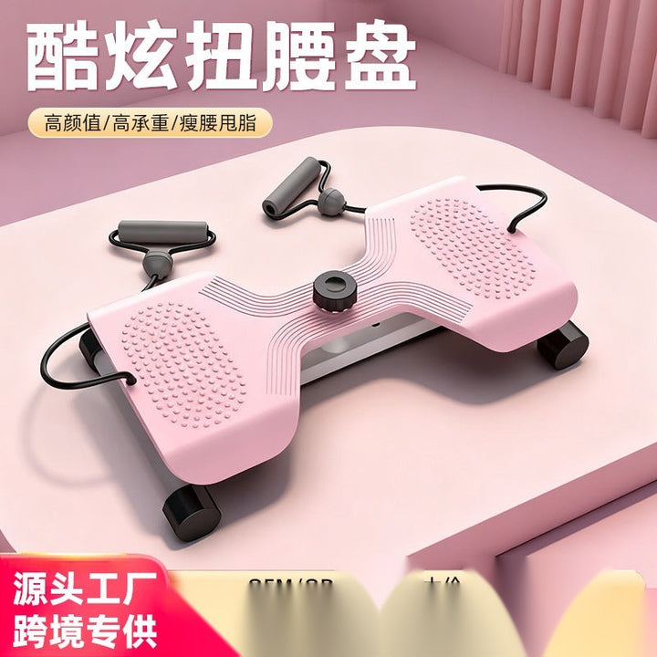 现货跨境酷炫扭腰盘家用成人健身器材阻力扭腰机瘦腰甩脂机训练器