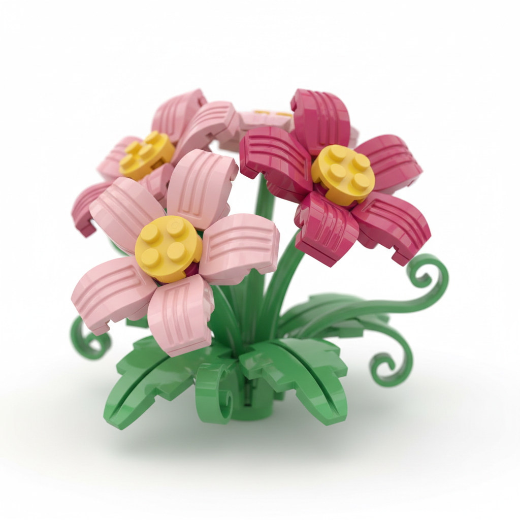 Flower Blocks - Close Up