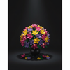 Flower Blocks - Dark