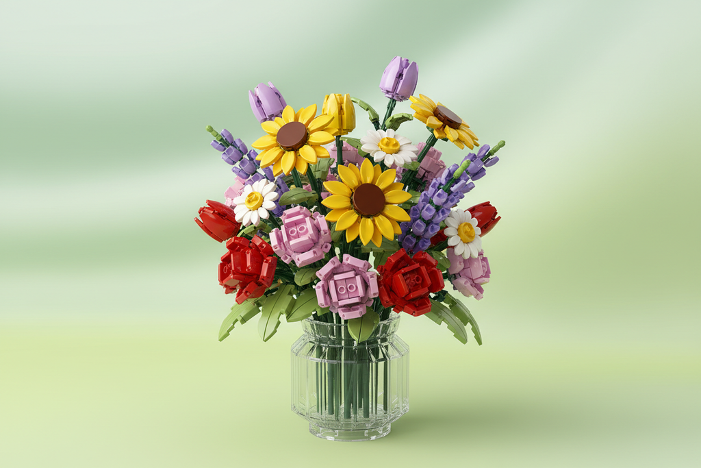 Flower Blocks - Green