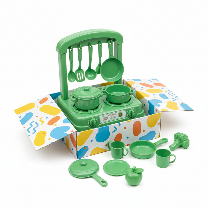 Mini Magic Kitchen | Kids Spray Stove Pretend Play Cooking Gift