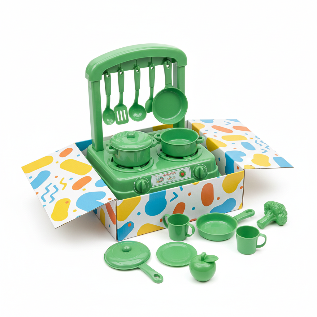 Mini Magic Kitchen | Kids Spray Stove Pretend Play Cooking Gift
