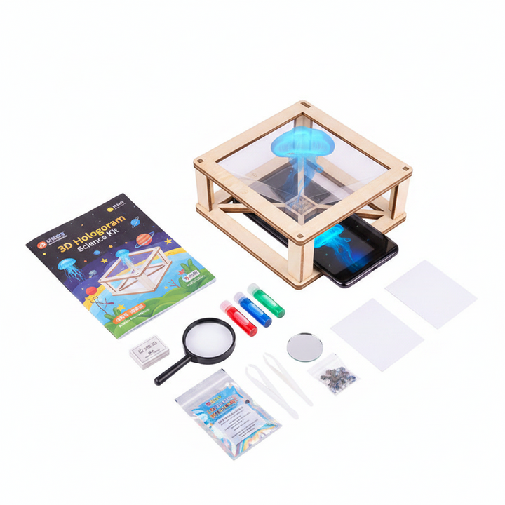 ✨ 3 D Hologram Projector Kit | Kids DIY Science Experiment Craft Set
