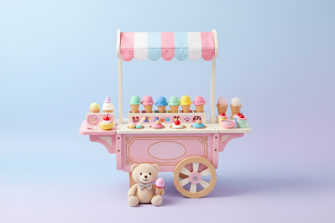 Ice Cream Cart - Pastel Blue