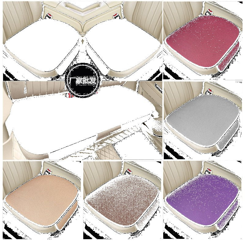 Ice Silk Breathable Car Seat Cushion – 3-Piece Four Season Universal Cool Pad
