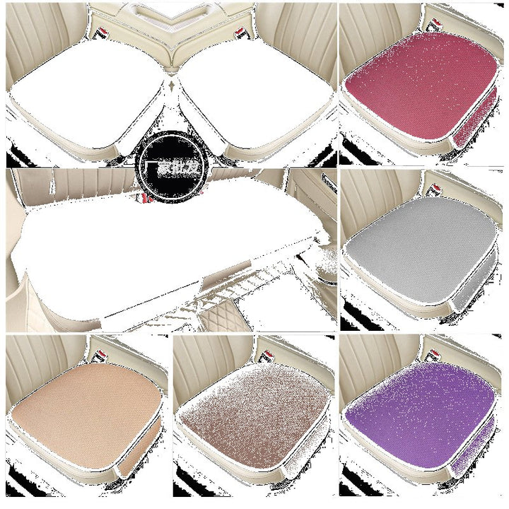 Ice Silk Breathable Car Seat Cushion – 3-Piece Four Season Universal Cool Pad