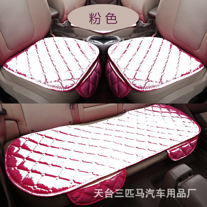 NS 99__h Thickened Warm Car Seat Cushion – 3-Piece Non-Slip No-Tie Universal Set