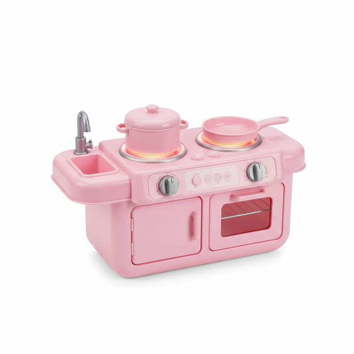 Mini Magic Kitchen | Kids Spray Stove Pretend Play Cooking Gift