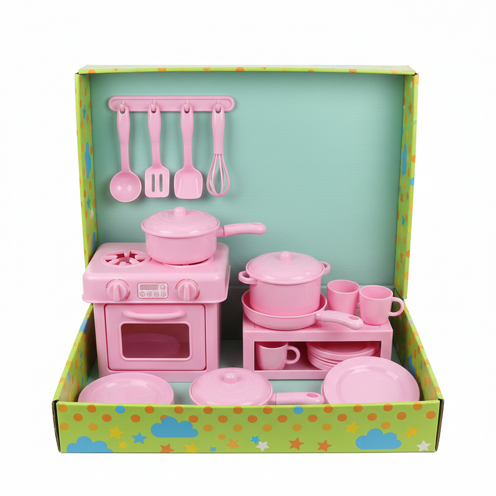 Mini Magic Kitchen | Kids Spray Stove Pretend Play Cooking Gift