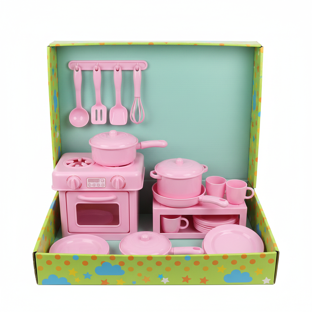Mini Magic Kitchen | Kids Spray Stove Pretend Play Cooking Gift