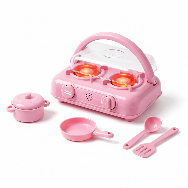 Mini Magic Kitchen | Kids Spray Stove Pretend Play Cooking Gift