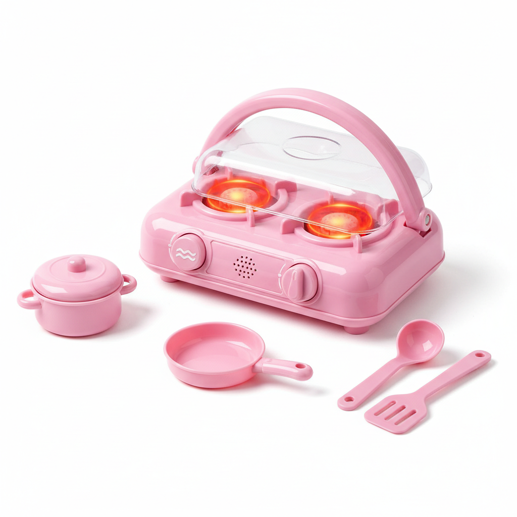 Mini Magic Kitchen | Kids Spray Stove Pretend Play Cooking Gift