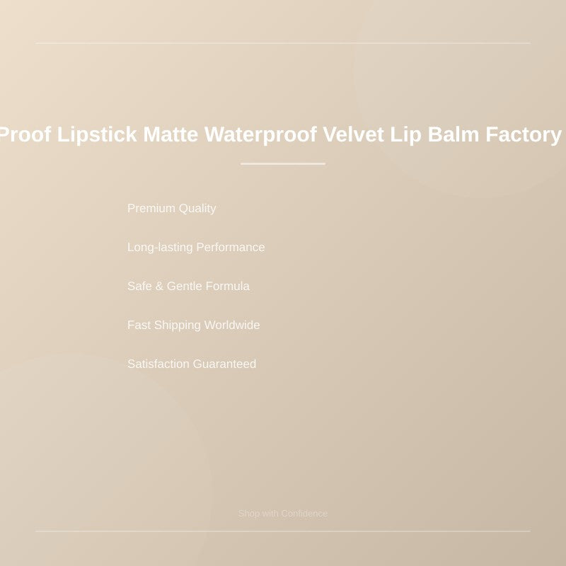 QXQY black luxury velvet glossy non-stick cup lipstick matte waterproof bean paste color color temperament velvet lipstick manufacturer on behalf of