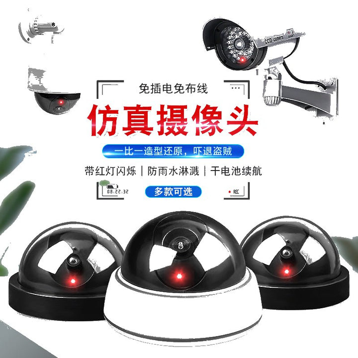 Realistic Fake Security Camera with LED – Dummy CCTV Anti-Theft Home Surveillance Model