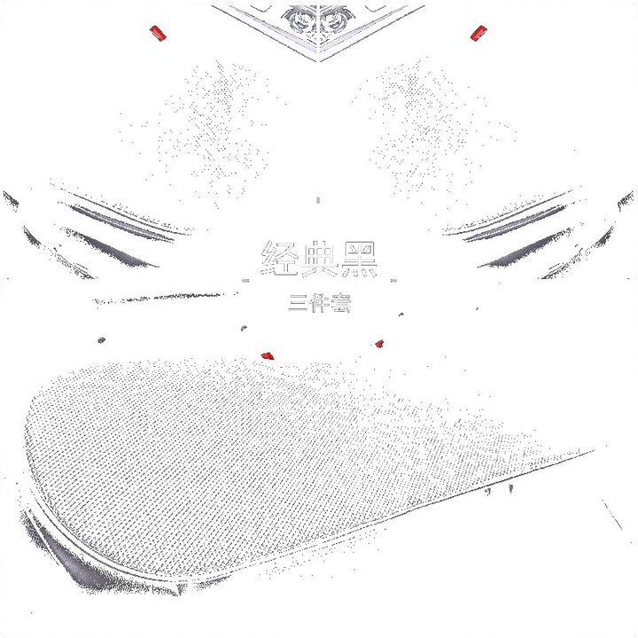 Summer Ice Silk Car Seat Cushion – 3-Piece Breathable Anti-Slip Set